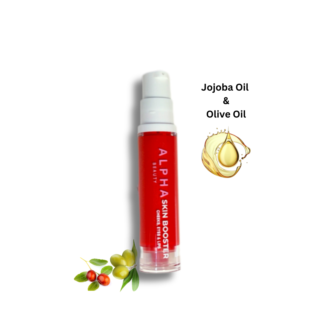 Skin Booster 3 in 1 with olive pomace oil & jojoba seed oil (Cheeks, Eyes and Lips)
